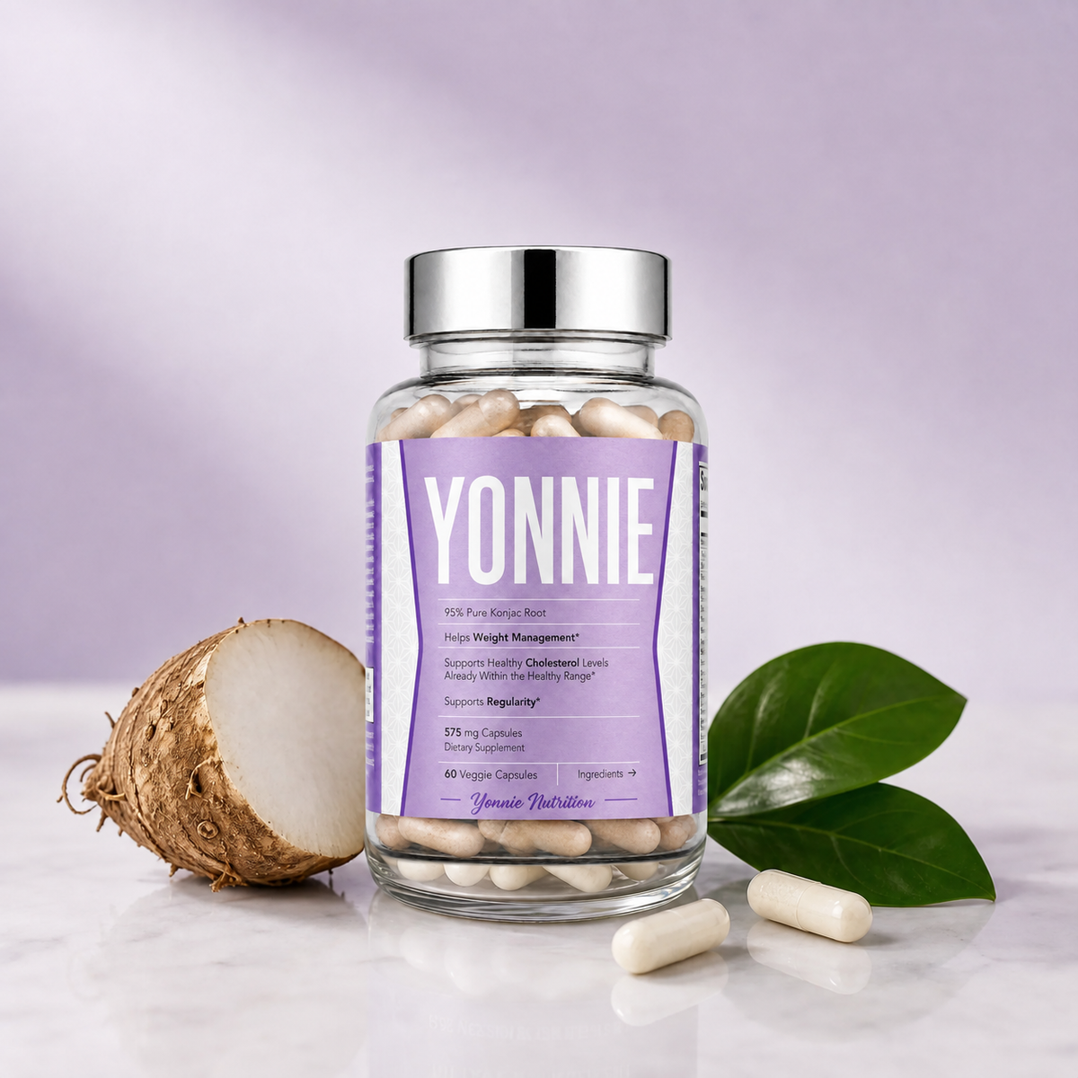 Yonnie Nutrition 95% Pure Konjac Root